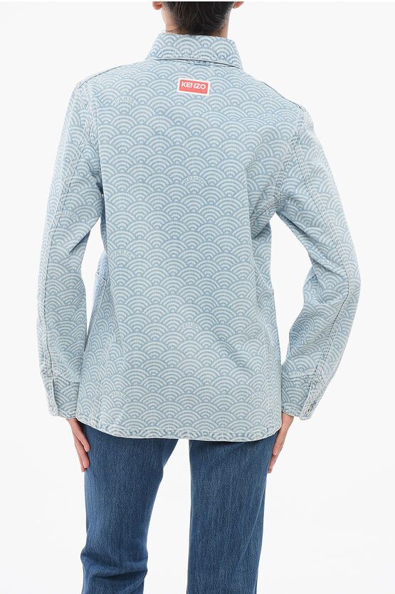 Seigaiha Denim Shirt