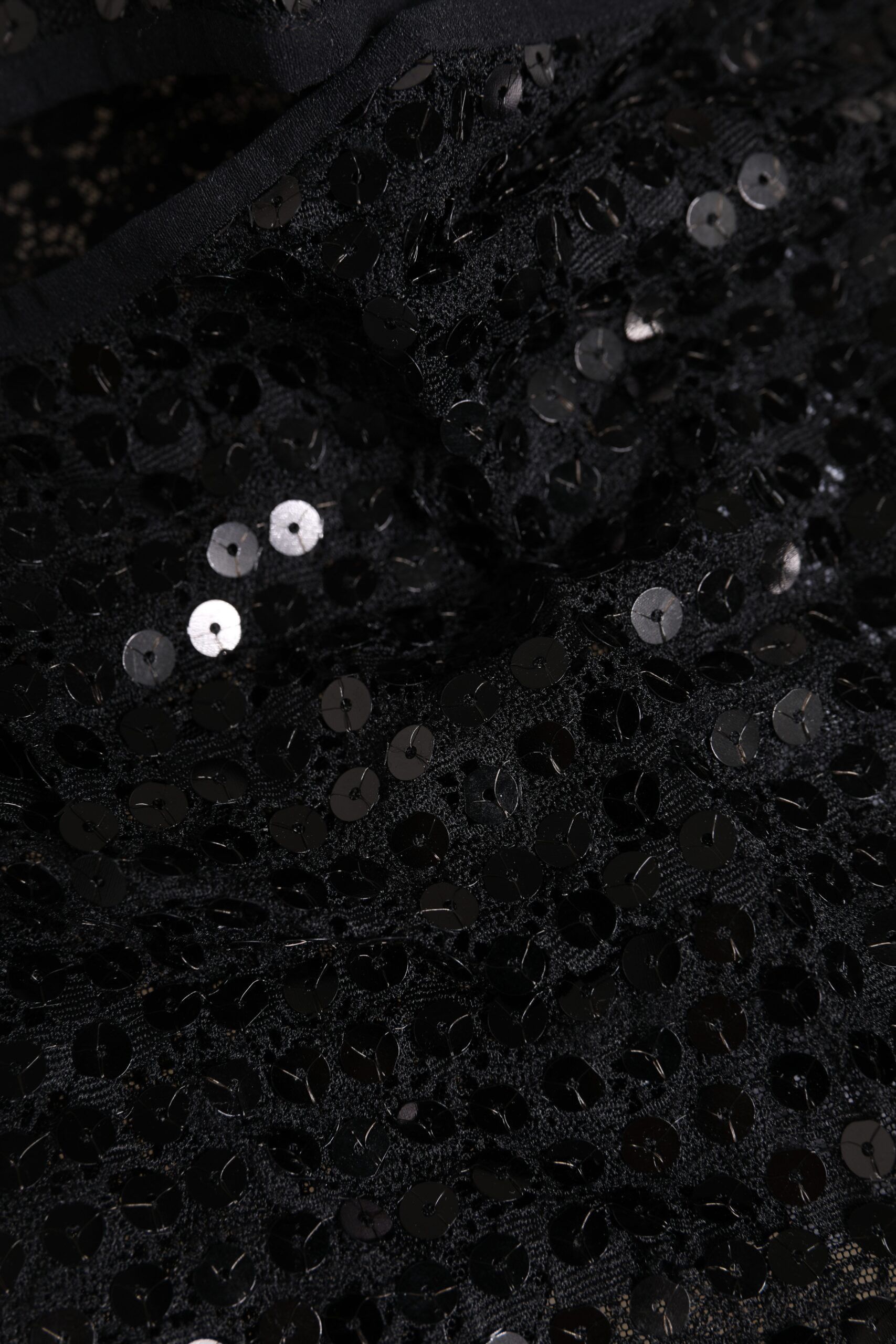 Dolce & Gabbana Black Sequined Nylon Ski Mask Balaclava Men's Hat Size ONE SIZE - 5 Thumbnail