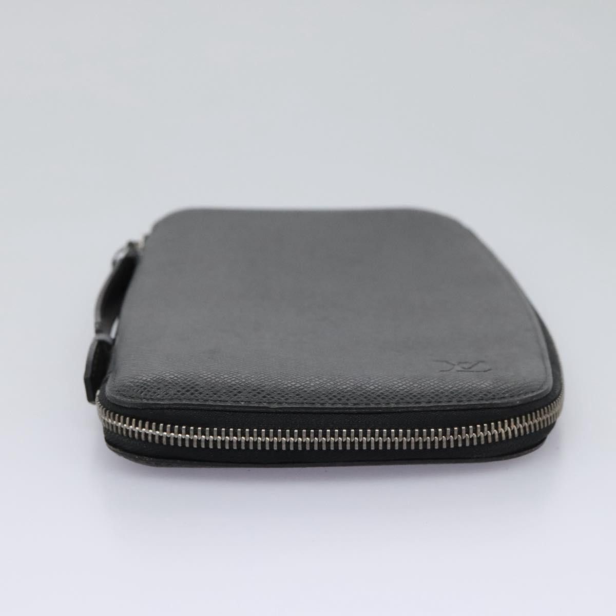 Louis Vuitton Taiga Black Leather Wallet (Pre-Owned) Size ONE SIZE - 6 Thumbnail