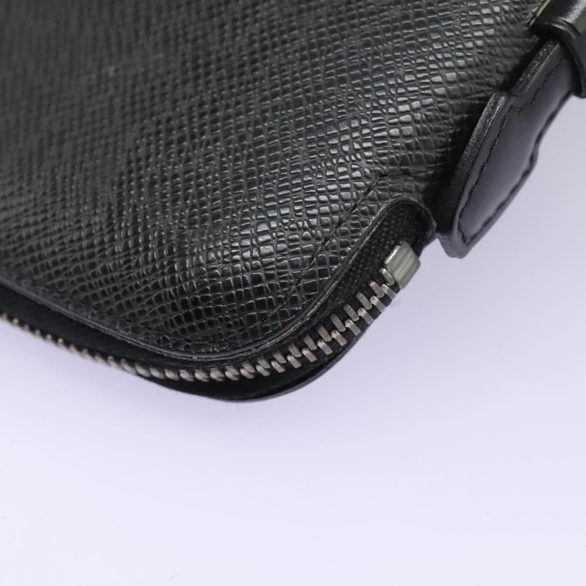 Louis Vuitton Taiga Black Leather Wallet (Pre-Owned) Size ONE SIZE - 10 Thumbnail