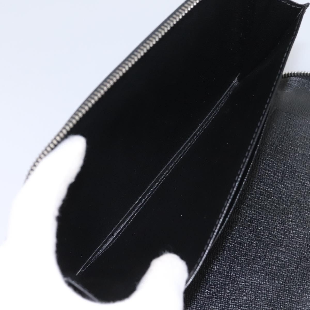Louis Vuitton Taiga Black Leather Wallet (Pre-Owned) Size ONE SIZE - 18 Thumbnail