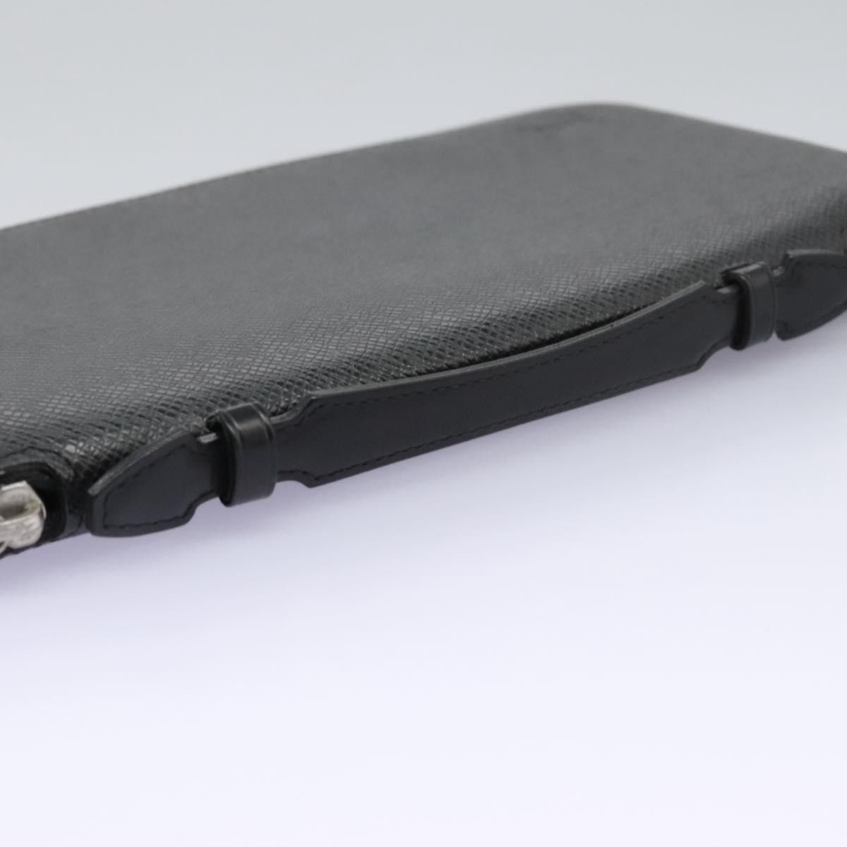 Louis Vuitton Taiga Black Leather Wallet (Pre-Owned) Size ONE SIZE - 11 Thumbnail