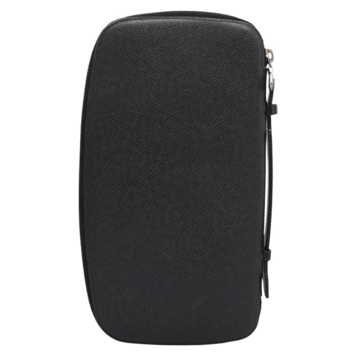 Louis Vuitton Taiga Black Leather Wallet (Pre-Owned) Size ONE SIZE - 2 Thumbnail