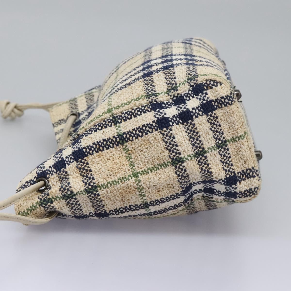 Burberry Nova Check Beige Canvas Handbag (Pre-Owned) Size ONE SIZE - 3 Thumbnail