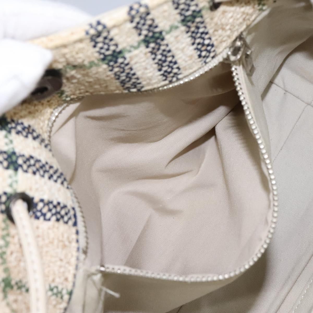 Burberry Nova Check Beige Canvas Handbag (Pre-Owned) Size ONE SIZE - 10 Thumbnail