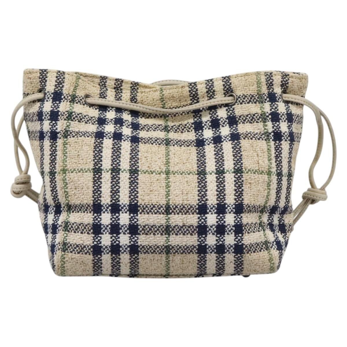 Burberry Nova Check Beige Canvas Handbag (Pre-Owned) Size ONE SIZE - 2 Thumbnail