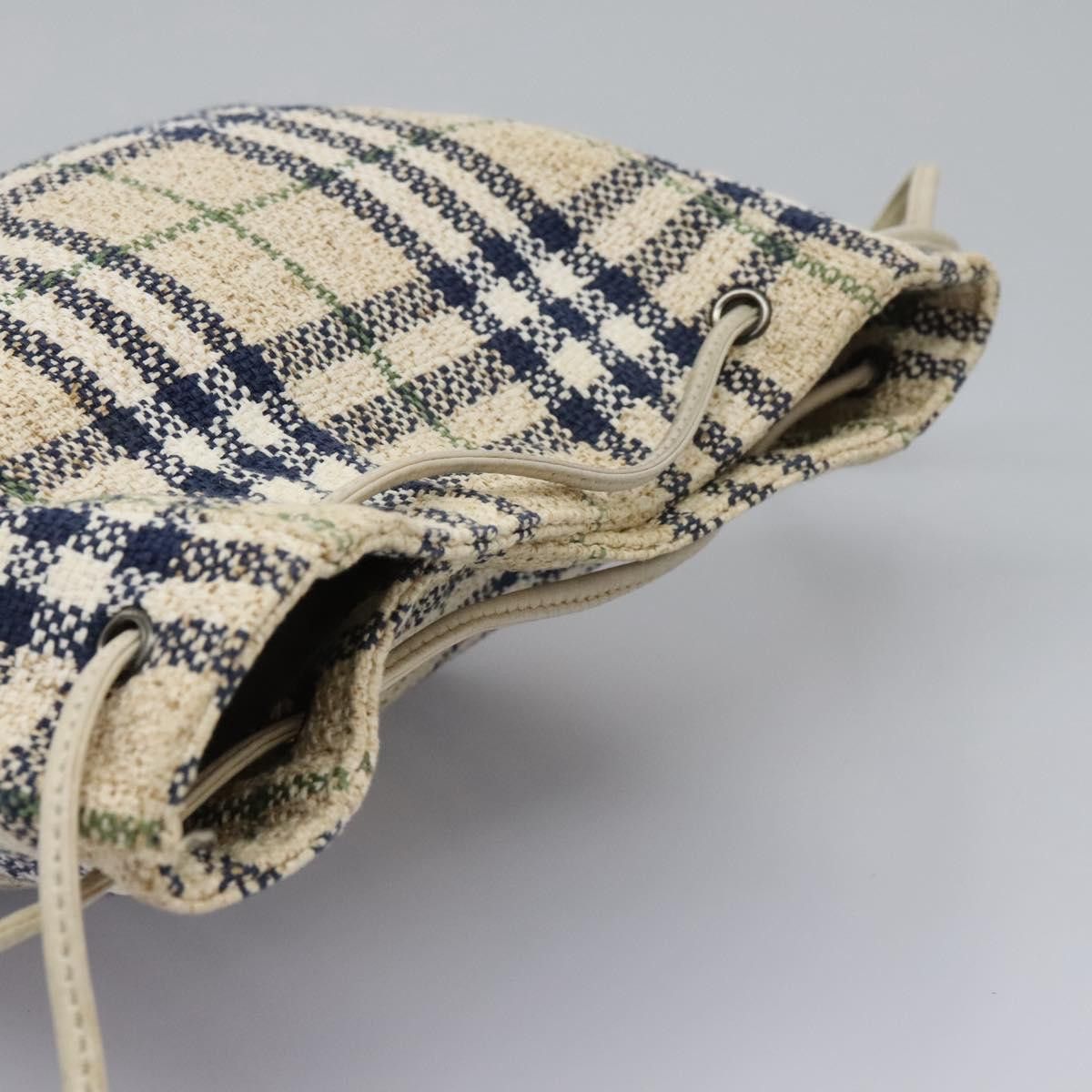 Burberry Nova Check Beige Canvas Handbag (Pre-Owned) Size ONE SIZE - 12 Thumbnail