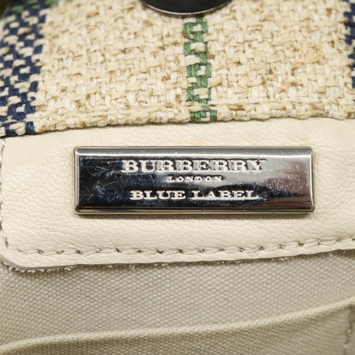 Burberry Nova Check Beige Canvas Handbag (Pre-Owned) Size ONE SIZE - 11 Thumbnail