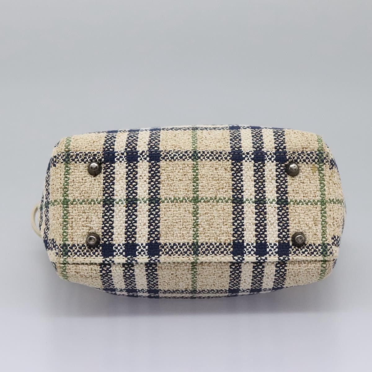 Burberry Nova Check Beige Canvas Handbag (Pre-Owned) Size ONE SIZE - 6 Thumbnail