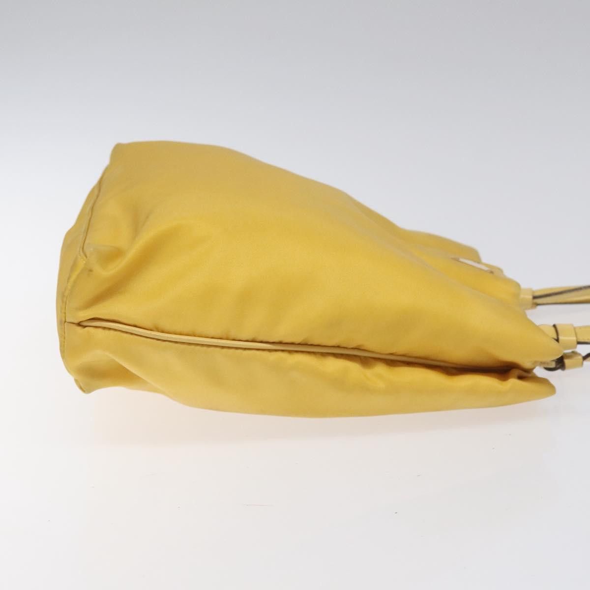 Prada Re-Nylon Yellow Synthetic Tote Bag (Pre-Owned) Size ONE SIZE - 3 Thumbnail