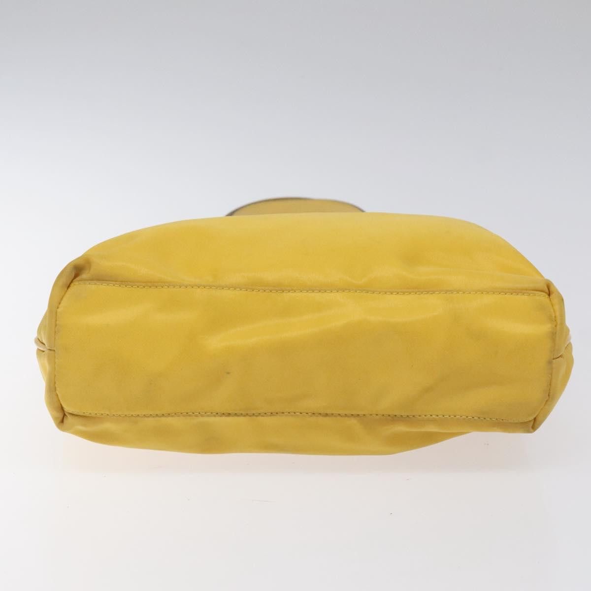 Prada Re-Nylon Yellow Synthetic Tote Bag (Pre-Owned) Size ONE SIZE - 17 Thumbnail