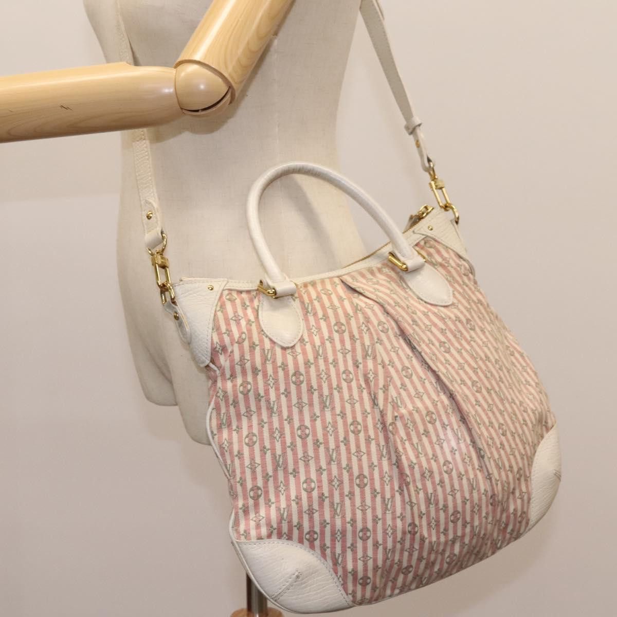 Louis Vuitton Marina Pink Canvas Shoulder Bag (Pre-Owned) Size ONE SIZE - 18 Thumbnail