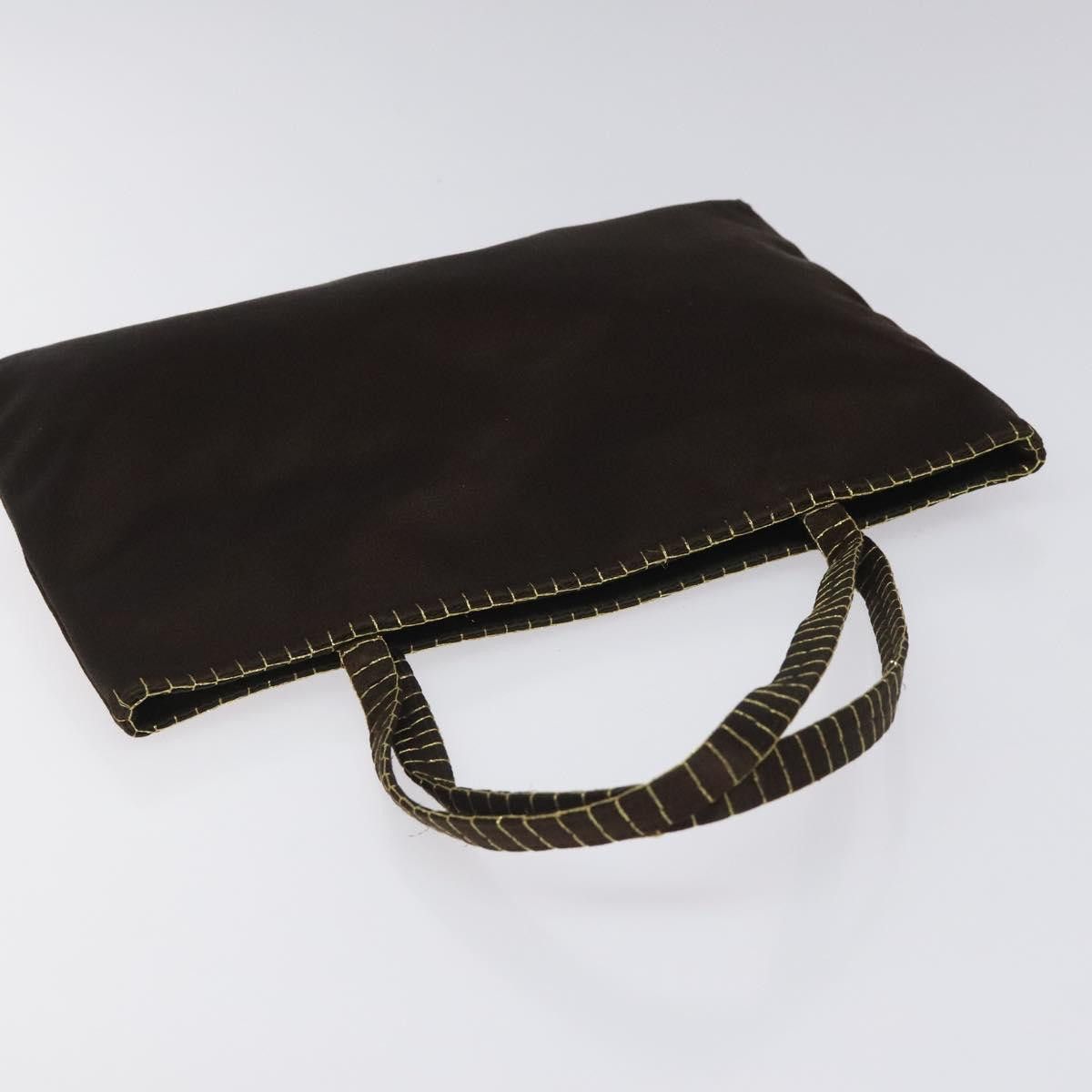 Prada Brown Synthetic Handbag (Pre-Owned) Size ONE SIZE - 5 Thumbnail
