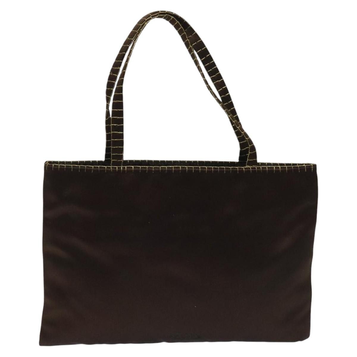 Prada Brown Synthetic Handbag (Pre-Owned) Size ONE SIZE - 2 Thumbnail