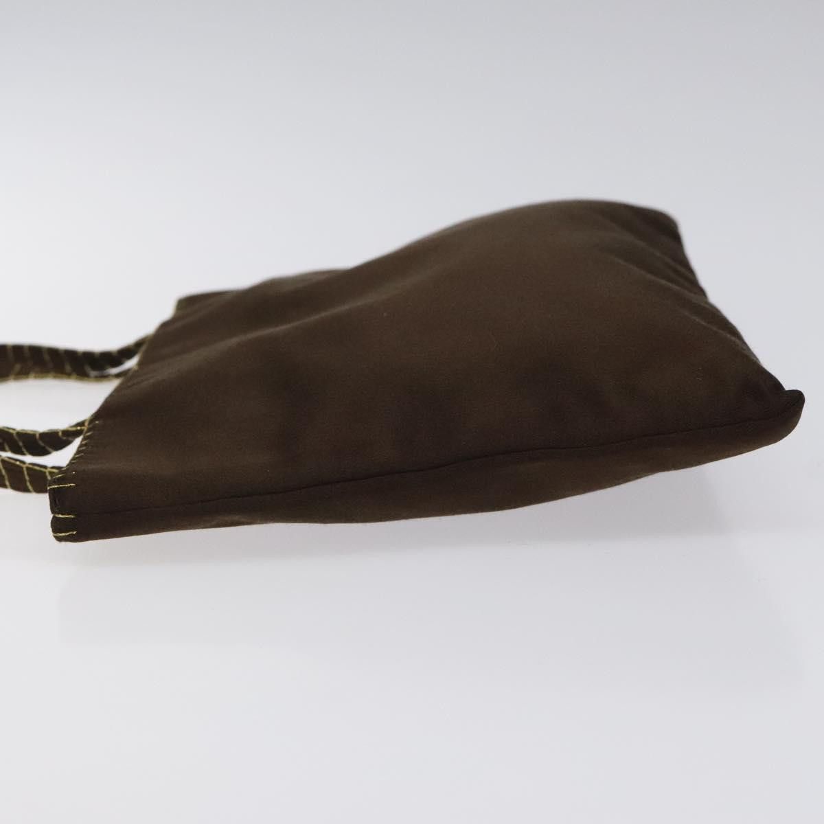 Prada Brown Synthetic Handbag (Pre-Owned) Size ONE SIZE - 4 Thumbnail