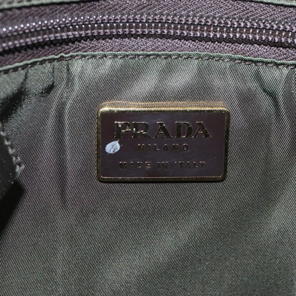 Prada Brown Synthetic Handbag (Pre-Owned) Size ONE SIZE - 14 Thumbnail