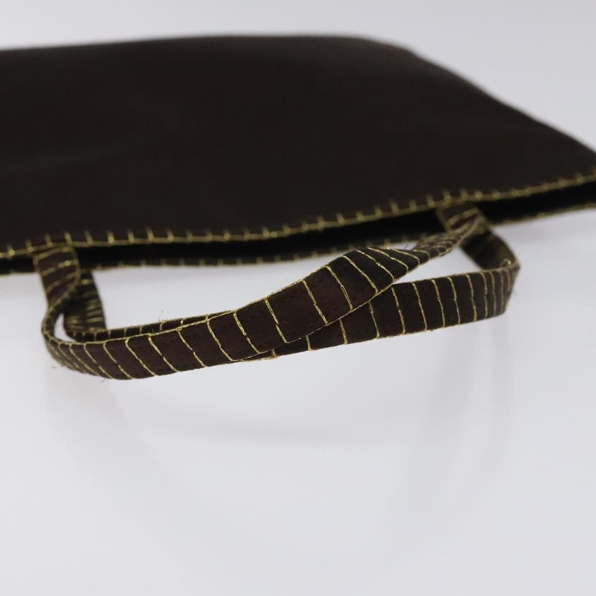 Prada Brown Synthetic Handbag (Pre-Owned) Size ONE SIZE - 6 Thumbnail
