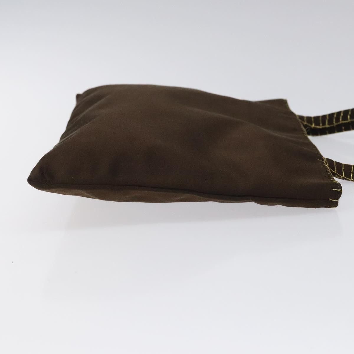 Prada Brown Synthetic Handbag (Pre-Owned) Size ONE SIZE - 3 Thumbnail