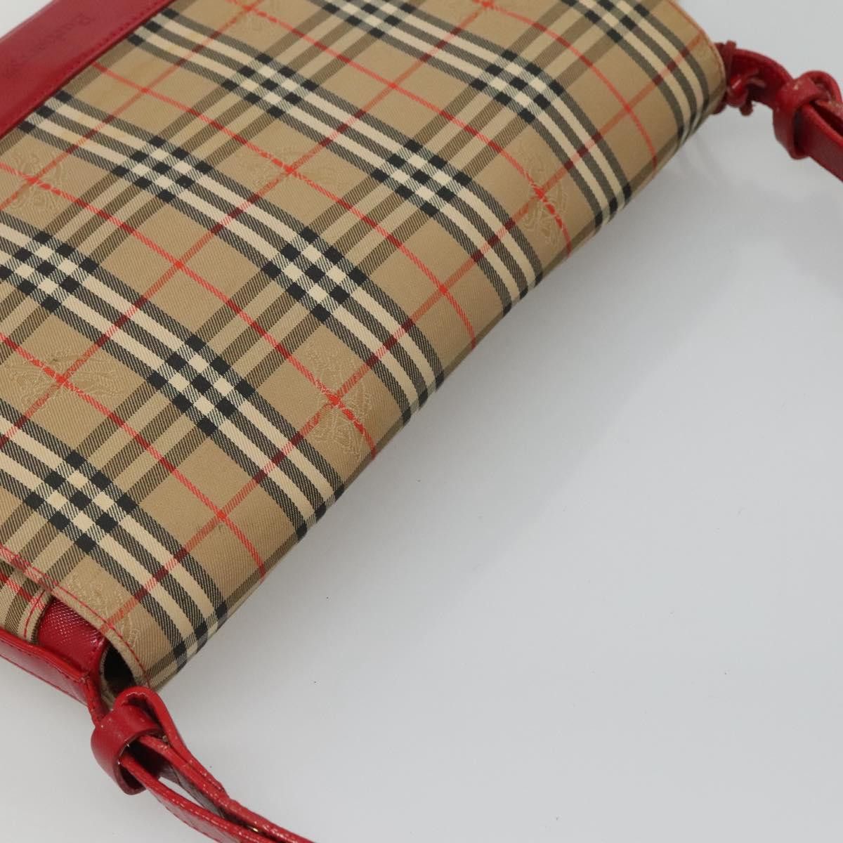 Burberry Nova Check Beige Canvas Shoulder Bag (Pre-Owned) Size ONE SIZE - 17 Thumbnail