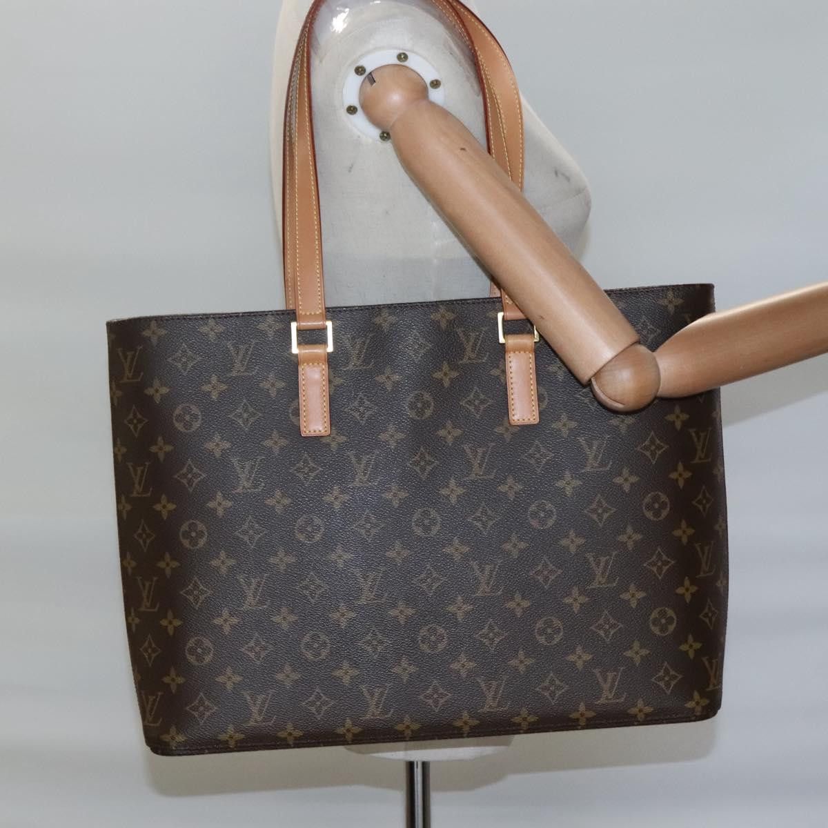 Louis Vuitton Luco Brown Canvas Tote Bag (Pre-Owned) Size ONE SIZE - 17 Thumbnail