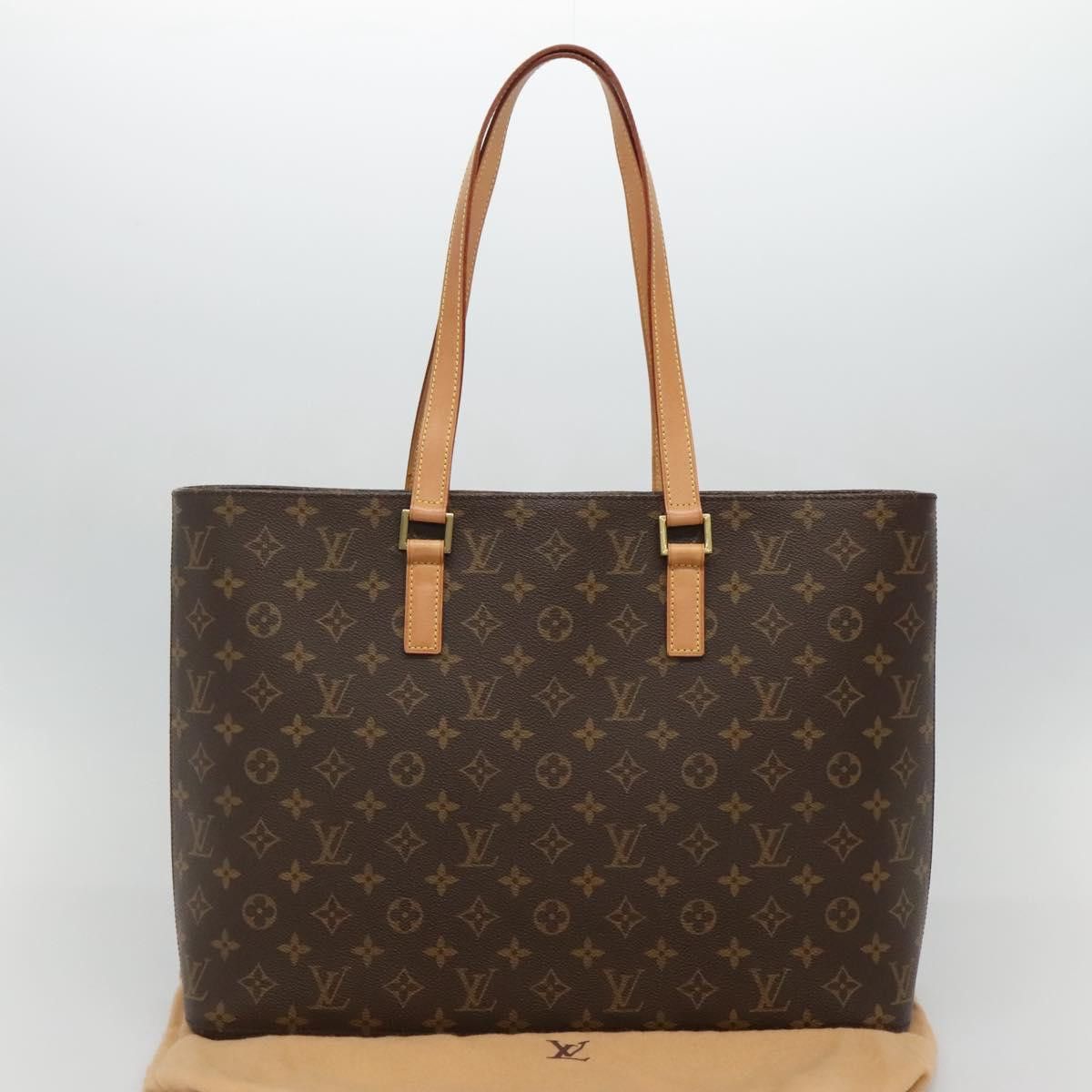 Louis Vuitton Luco Brown Canvas Tote Bag (Pre-Owned) Size ONE SIZE - 16 Thumbnail