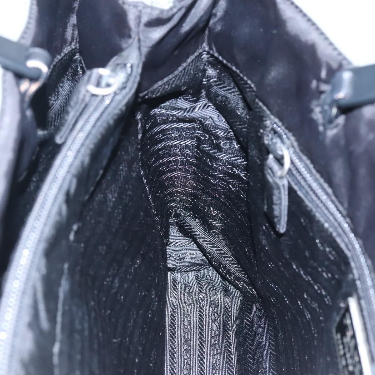 Prada Tessuto Grey Synthetic Tote Bag (Pre-Owned) Size ONE SIZE - 17 Thumbnail