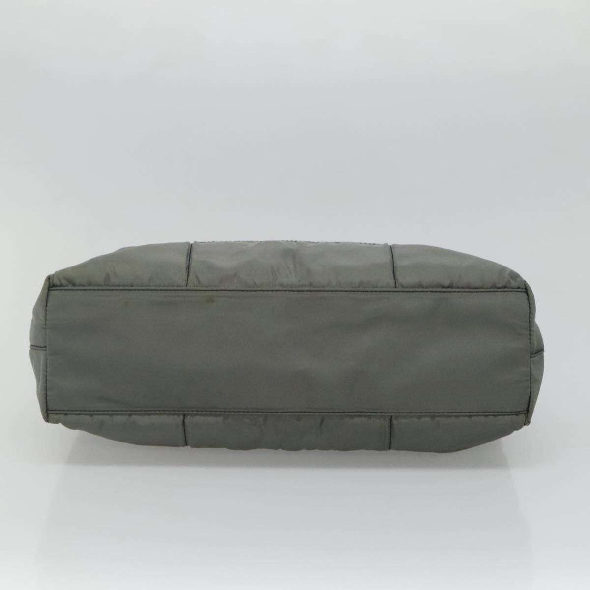 Prada Tessuto Grey Synthetic Tote Bag (Pre-Owned) Size ONE SIZE - 8 Thumbnail