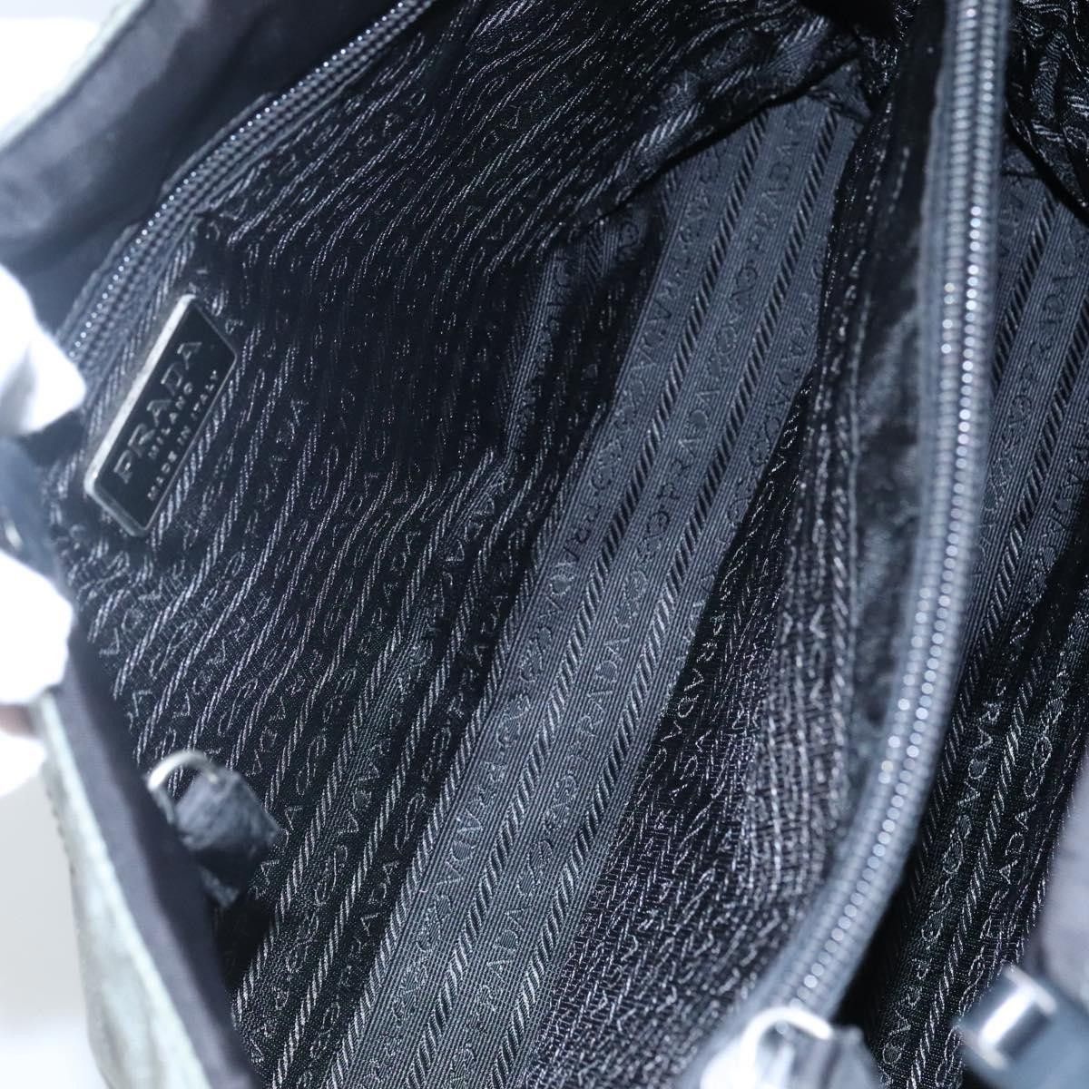 Prada Tessuto Grey Synthetic Tote Bag (Pre-Owned) Size ONE SIZE - 19 Thumbnail