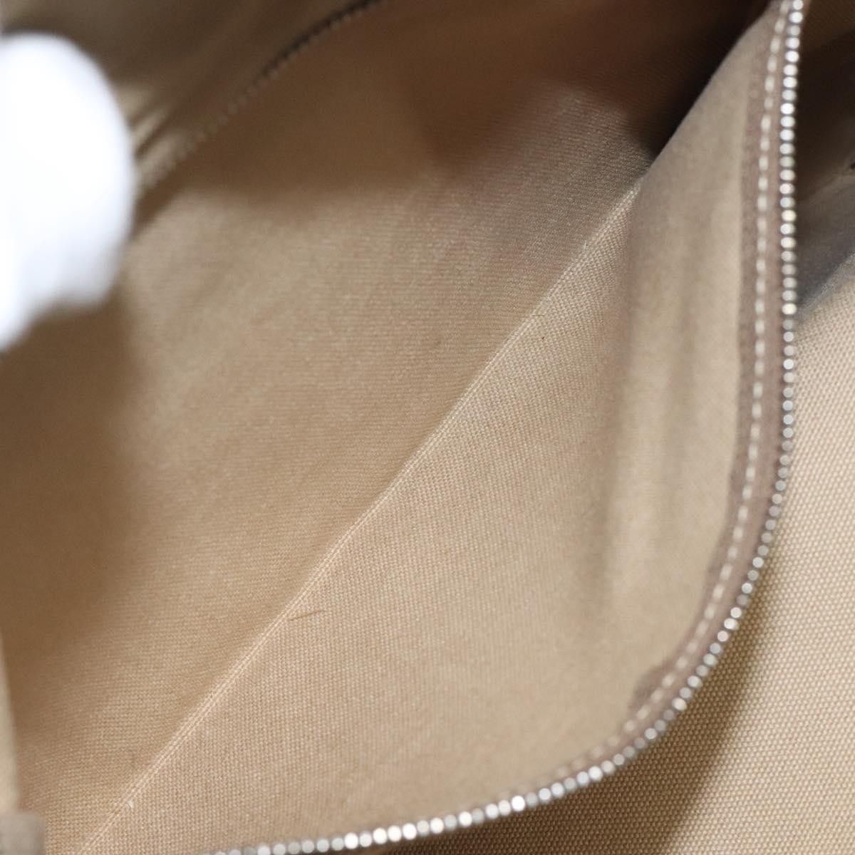 Prada Triangle Logo Beige Canvas Tote Bag (Pre-Owned) Size ONE SIZE - 18 Thumbnail