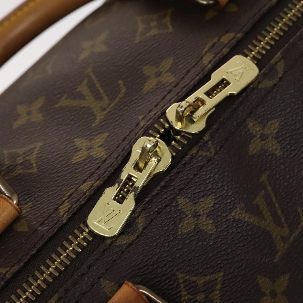 Louis Vuitton Keepall 55 Brown Canvas Travel Bag (Pre-Owned) Size ONE SIZE - 11 Thumbnail