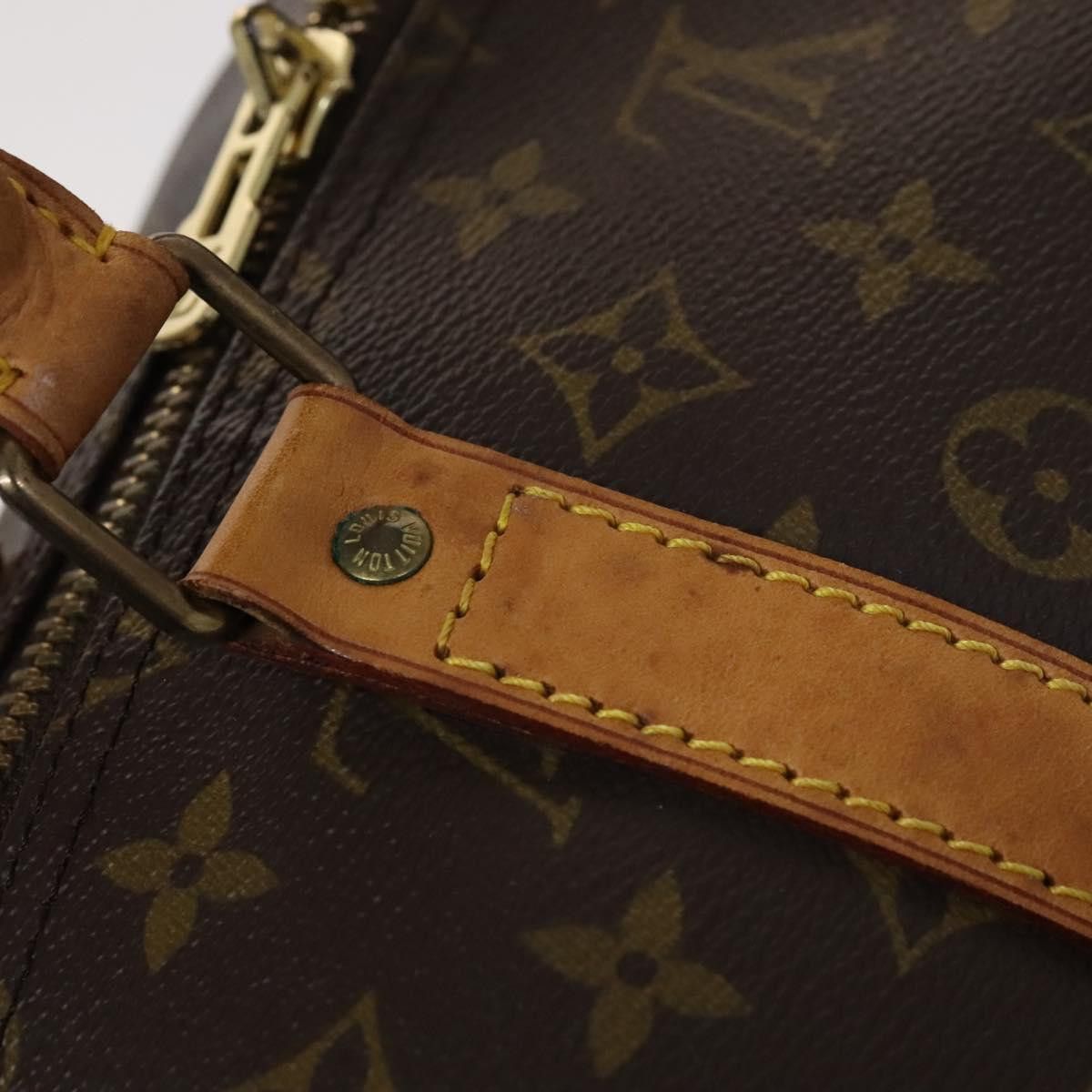 Louis Vuitton Keepall 55 Brown Canvas Travel Bag (Pre-Owned) Size ONE SIZE - 19 Thumbnail