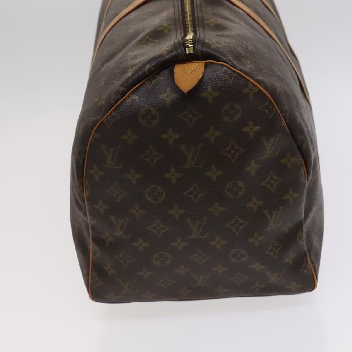 Louis Vuitton Keepall 55 Brown Canvas Travel Bag (Pre-Owned) Size ONE SIZE - 4 Thumbnail