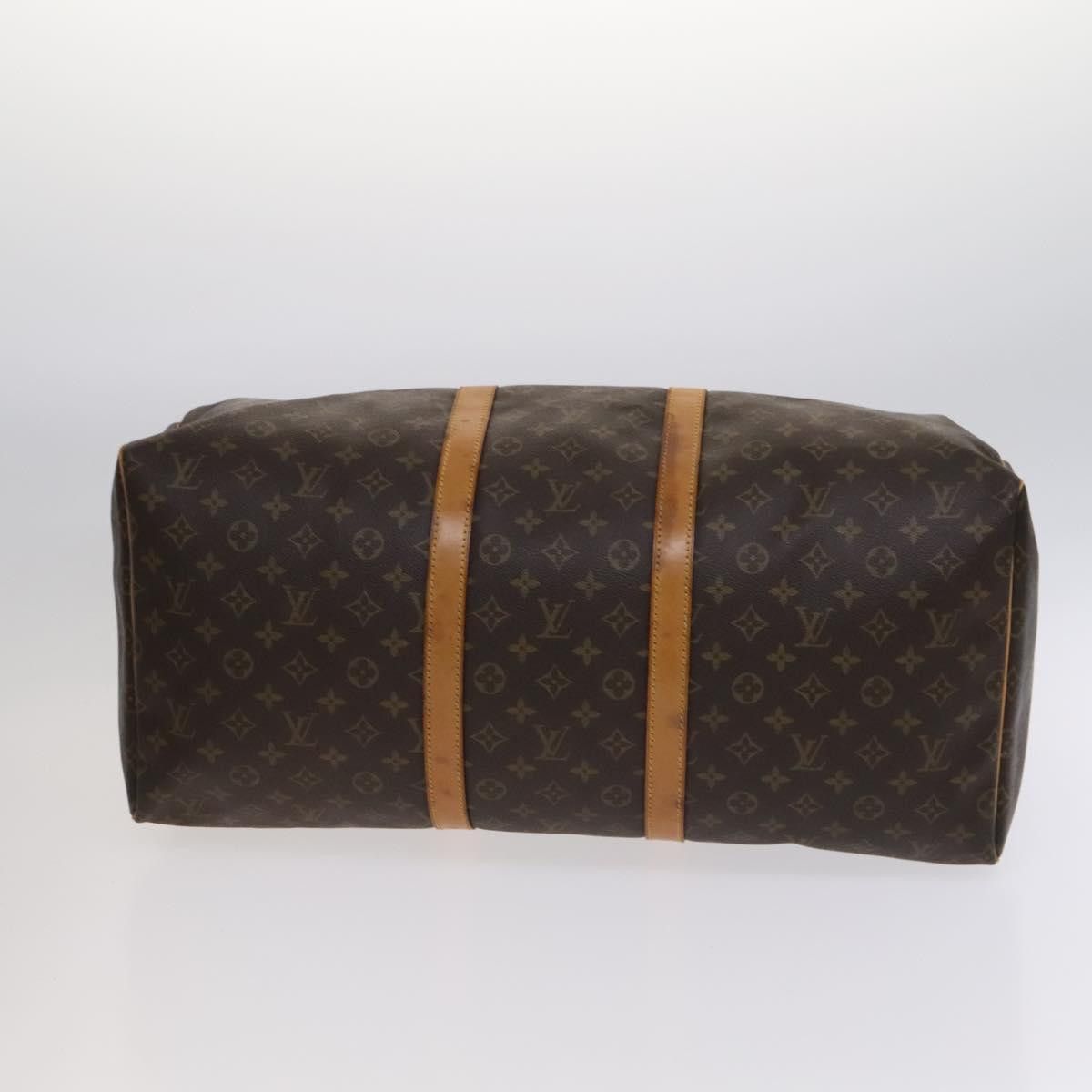Louis Vuitton Keepall 55 Brown Canvas Travel Bag (Pre-Owned) Size ONE SIZE - 18 Thumbnail