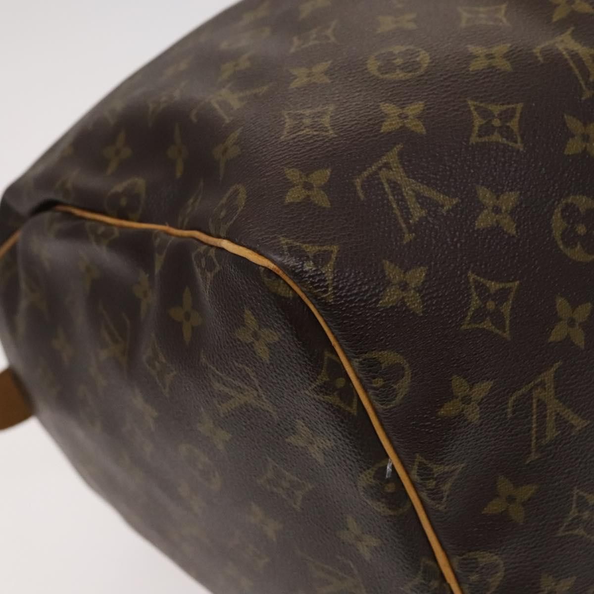 Louis Vuitton Keepall 55 Brown Canvas Travel Bag (Pre-Owned) Size ONE SIZE - 7 Thumbnail
