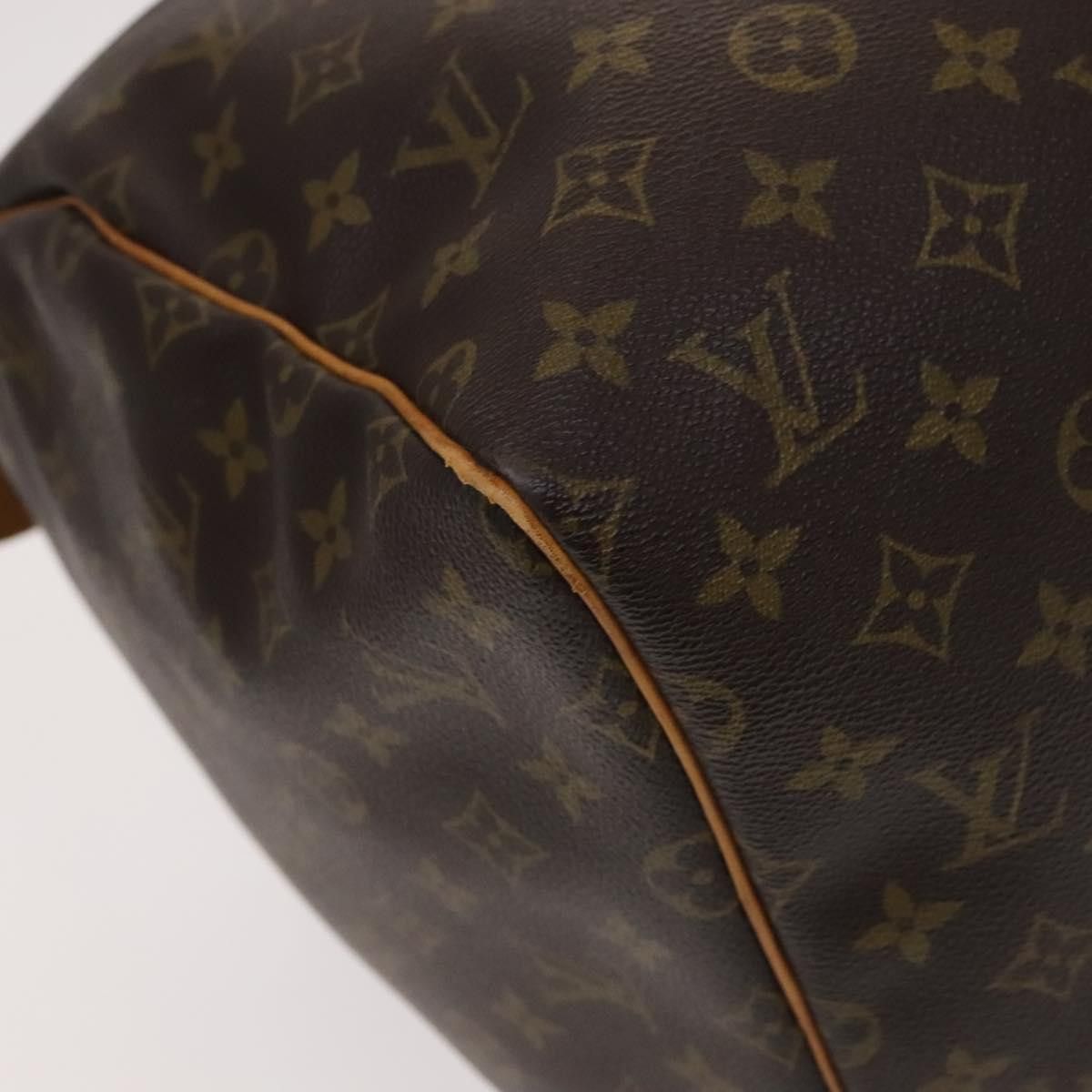 Louis Vuitton Keepall 55 Brown Canvas Travel Bag (Pre-Owned) Size ONE SIZE - 8 Thumbnail