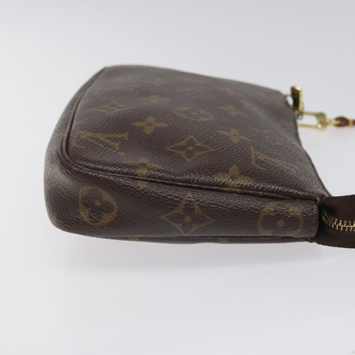 Louis Vuitton Pochette Accessoire Brown Canvas Clutch Bag (Pre-Owned) Size ONE SIZE - 3 Thumbnail