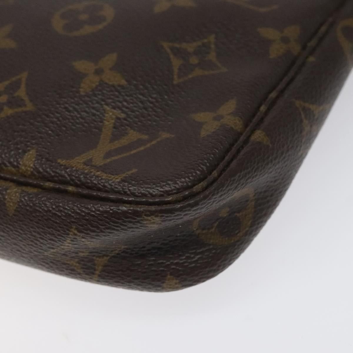 Louis Vuitton Pochette Accessoire Brown Canvas Clutch Bag (Pre-Owned) Size ONE SIZE - 9 Thumbnail