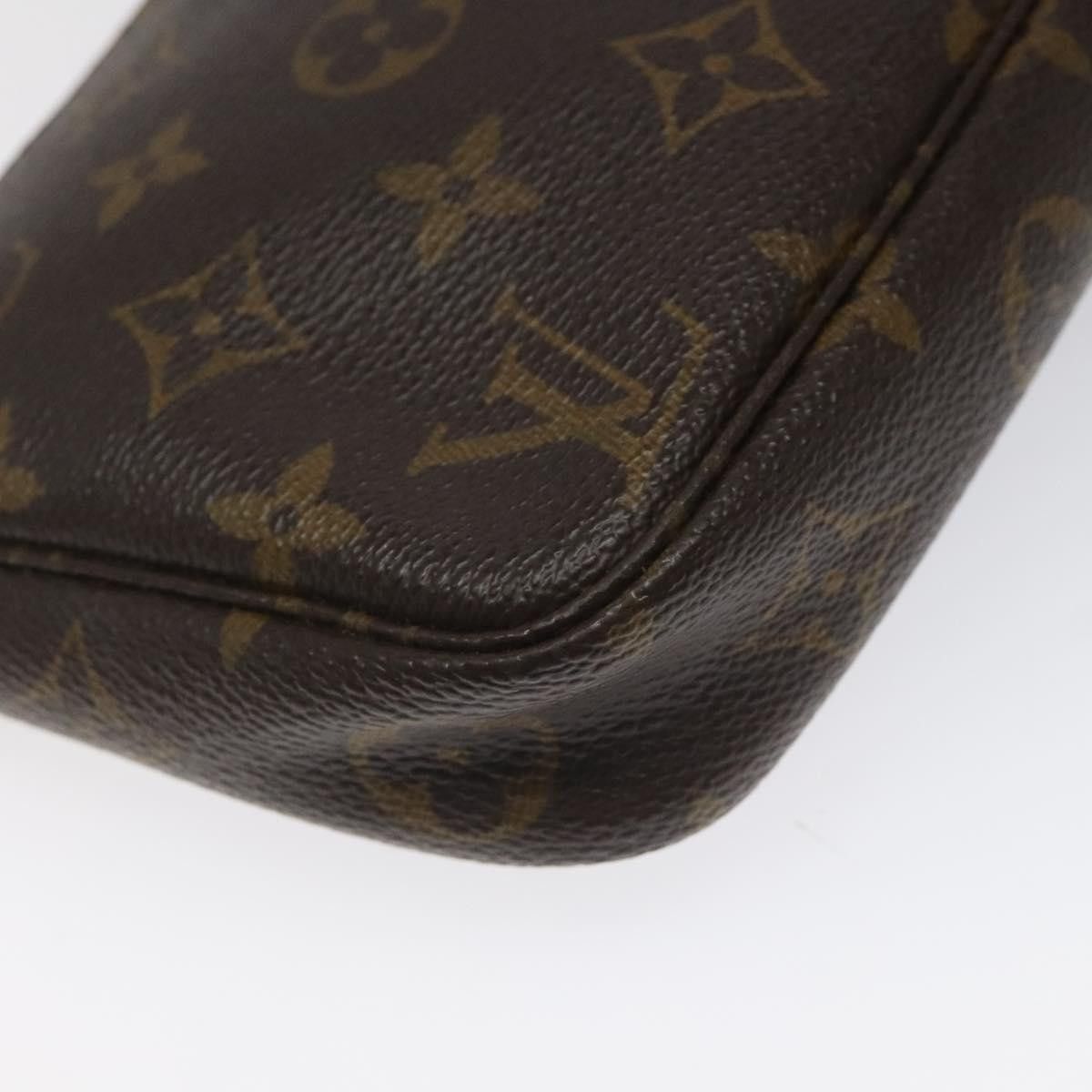 Louis Vuitton Pochette Accessoire Brown Canvas Clutch Bag (Pre-Owned) Size ONE SIZE - 10 Thumbnail