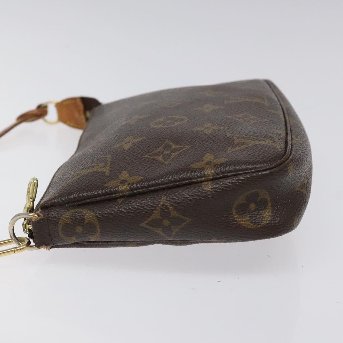 Louis Vuitton Pochette Accessoire Brown Canvas Clutch Bag (Pre-Owned) Size ONE SIZE - 4 Thumbnail