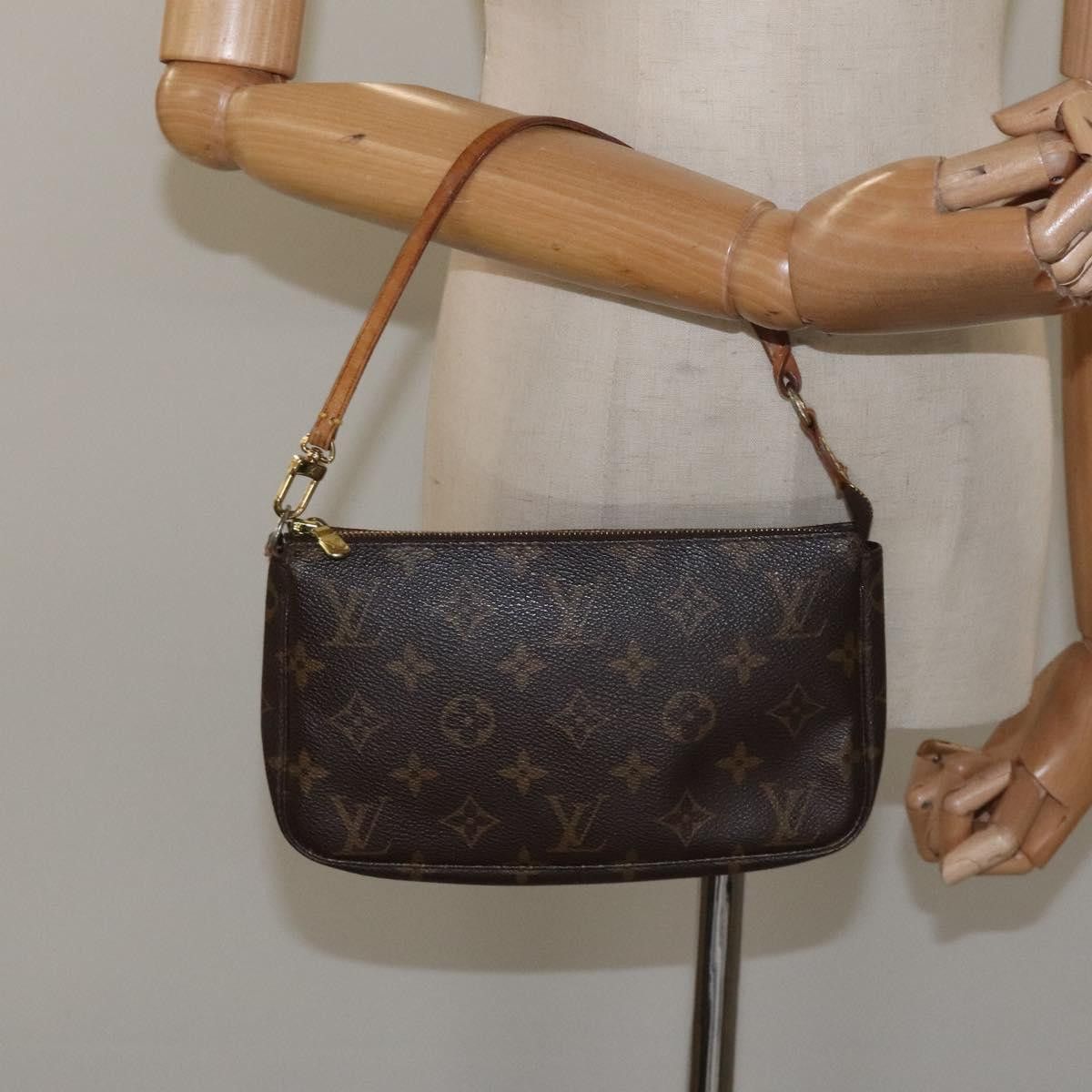 Louis Vuitton Pochette Accessoire Brown Canvas Clutch Bag (Pre-Owned) Size ONE SIZE - 17 Thumbnail