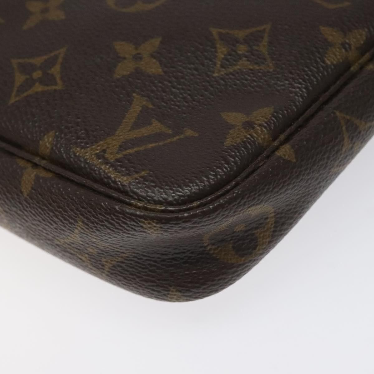 Louis Vuitton Pochette Accessoire Brown Canvas Clutch Bag (Pre-Owned) Size ONE SIZE - 7 Thumbnail