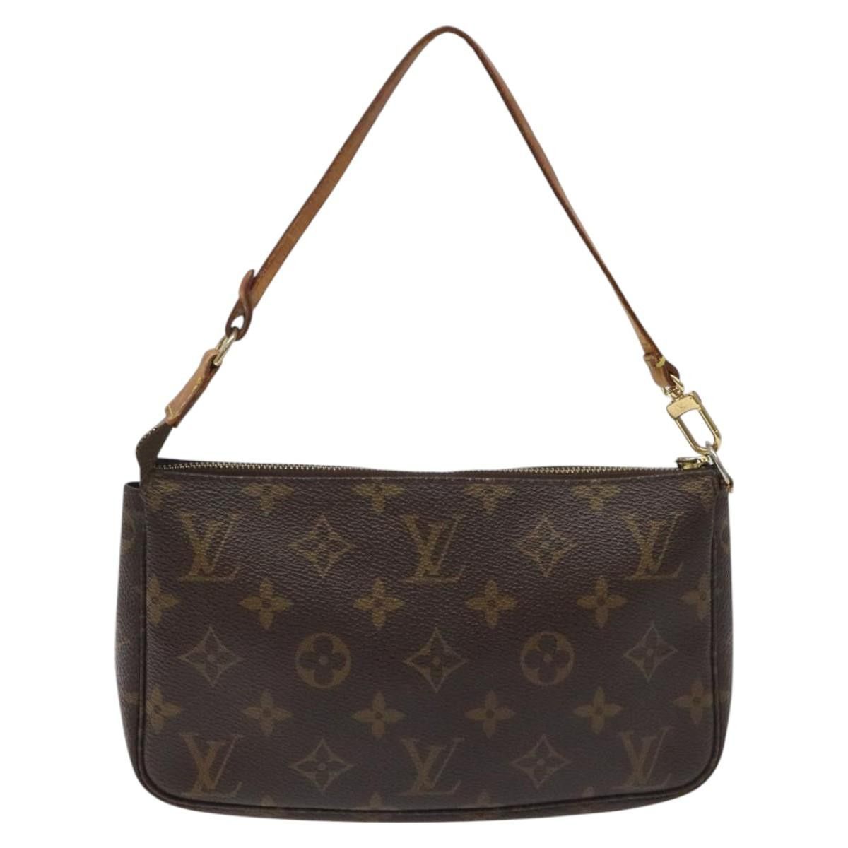 Louis Vuitton Pochette Accessoire Brown Canvas Clutch Bag (Pre-Owned) Size ONE SIZE - 2 Thumbnail