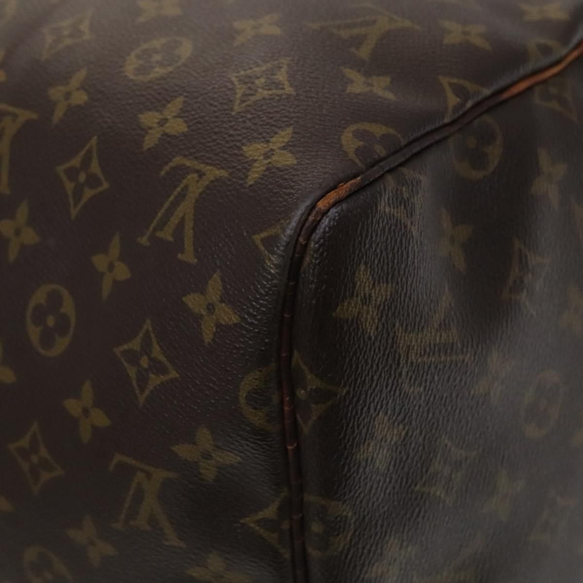 Louis Vuitton Keepall 55 Brown Canvas Travel Bag (Pre-Owned) Size ONE SIZE - 11 Thumbnail