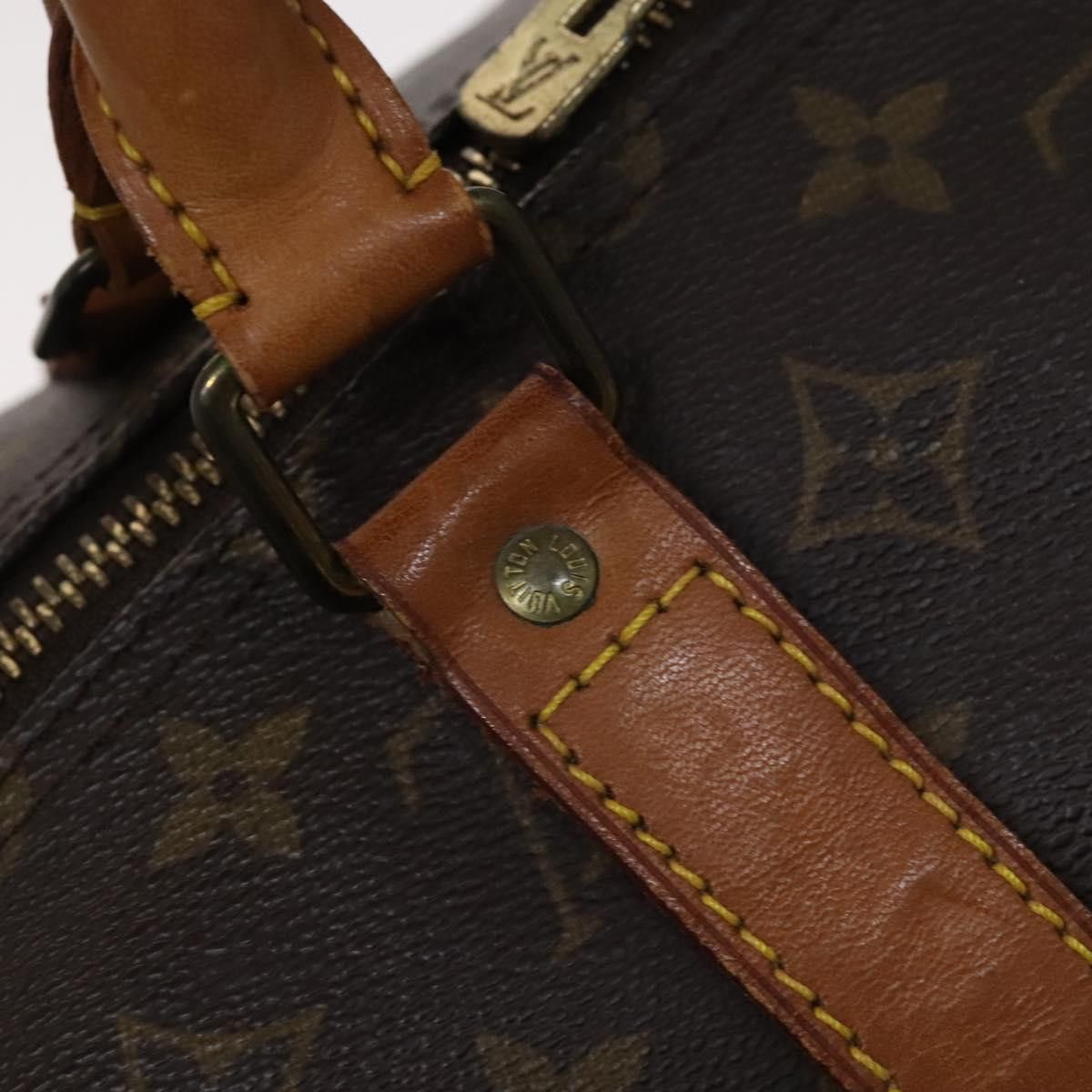 Louis Vuitton Keepall 55 Brown Canvas Travel Bag (Pre-Owned) Size ONE SIZE - 13 Thumbnail
