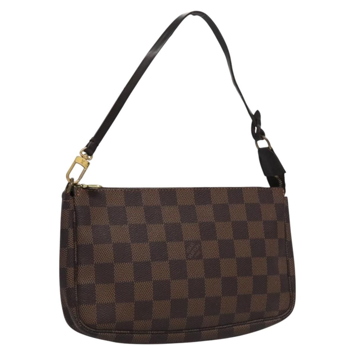 Louis Vuitton Pochette Accessoire Brown Canvas Clutch Bag (Pre-Owned) Size ONE SIZE - 19 Thumbnail