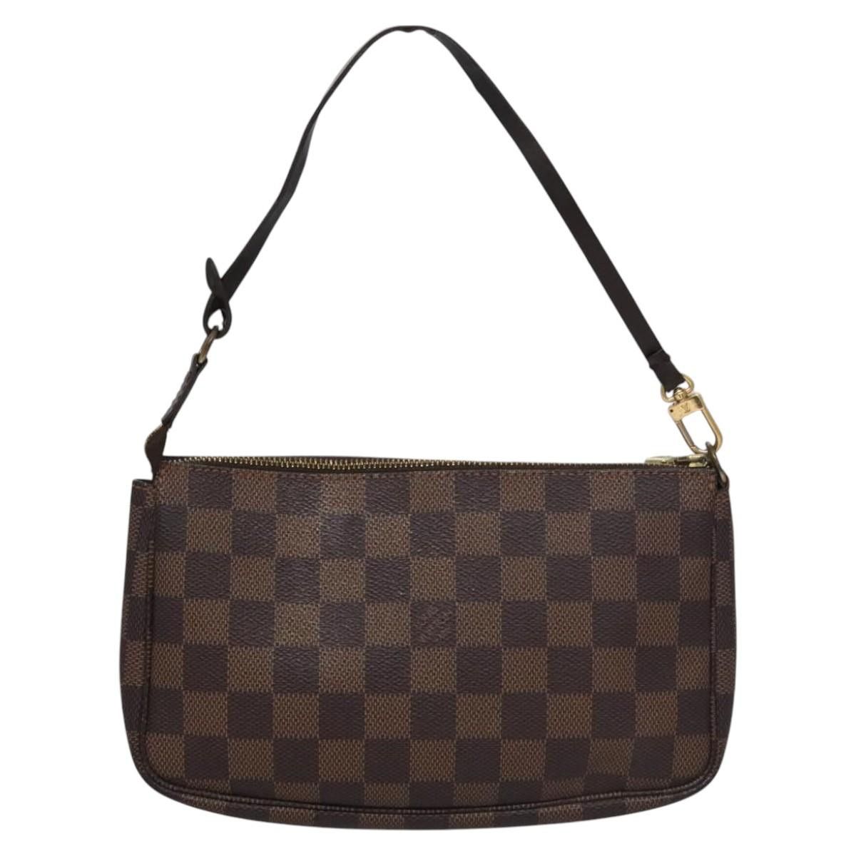 Louis Vuitton Pochette Accessoire Brown Canvas Clutch Bag (Pre-Owned) Size ONE SIZE - 2 Thumbnail
