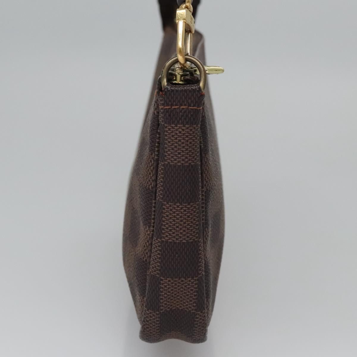 Louis Vuitton Pochette Accessoire Brown Canvas Clutch Bag (Pre-Owned) Size ONE SIZE - 4 Thumbnail