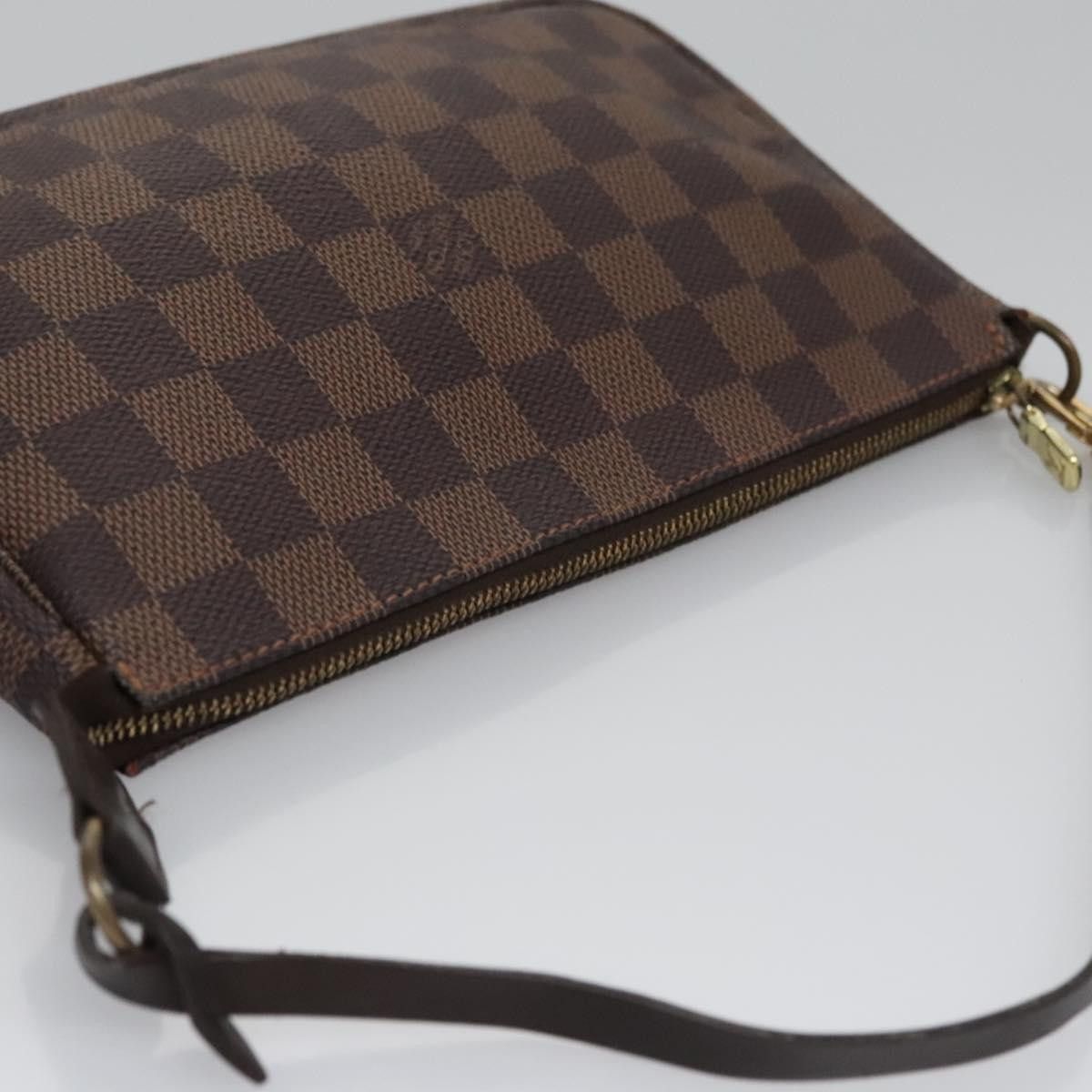 Louis Vuitton Pochette Accessoire Brown Canvas Clutch Bag (Pre-Owned) Size ONE SIZE - 5 Thumbnail