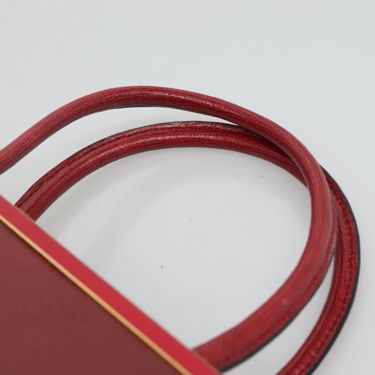 Fendi 2Jours Red Leather Tote Bag (Pre-Owned) Size ONE SIZE - 16 Thumbnail