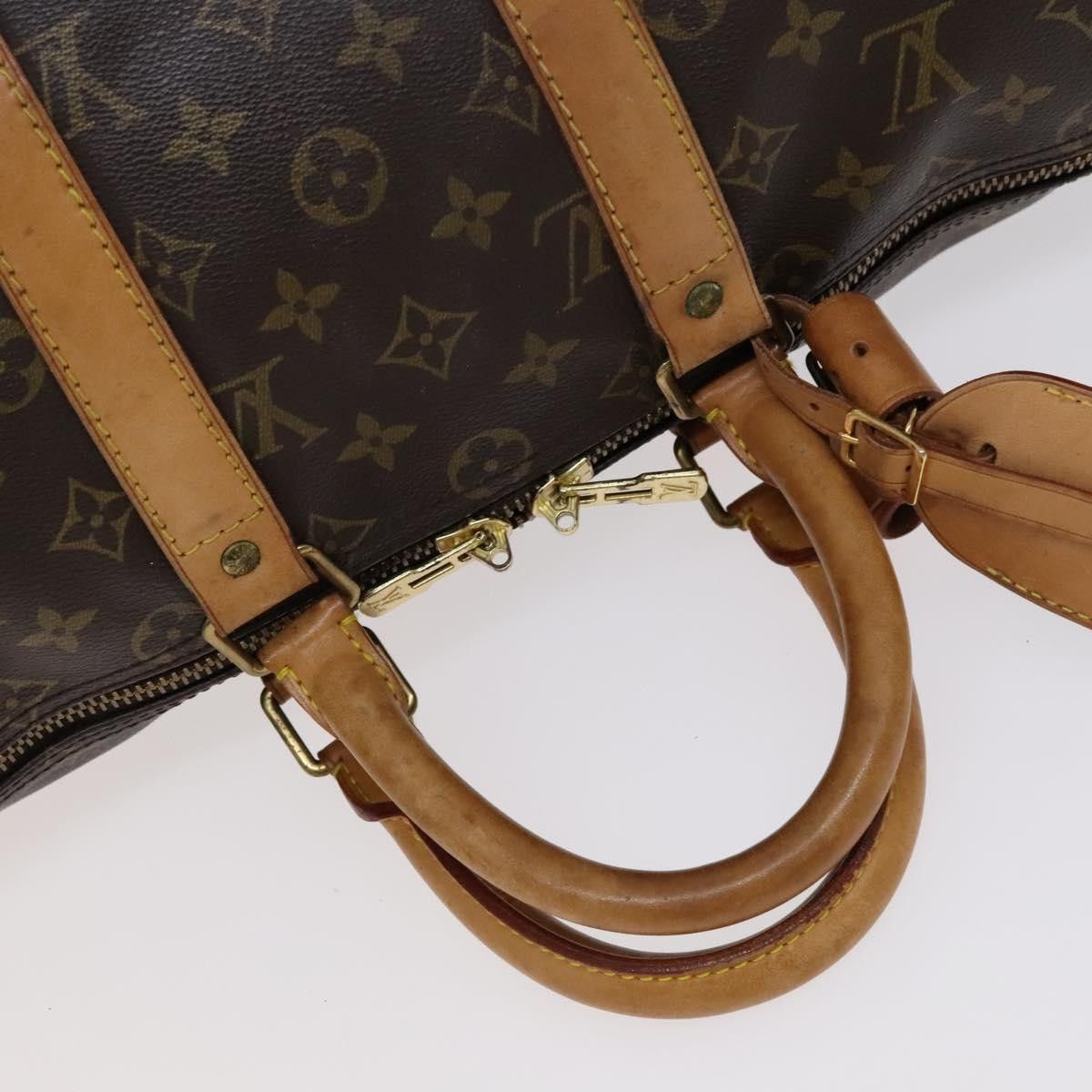 Louis Vuitton Keepall 45 Brown Canvas Travel Bag (Pre-Owned) Size ONE SIZE - 5 Thumbnail